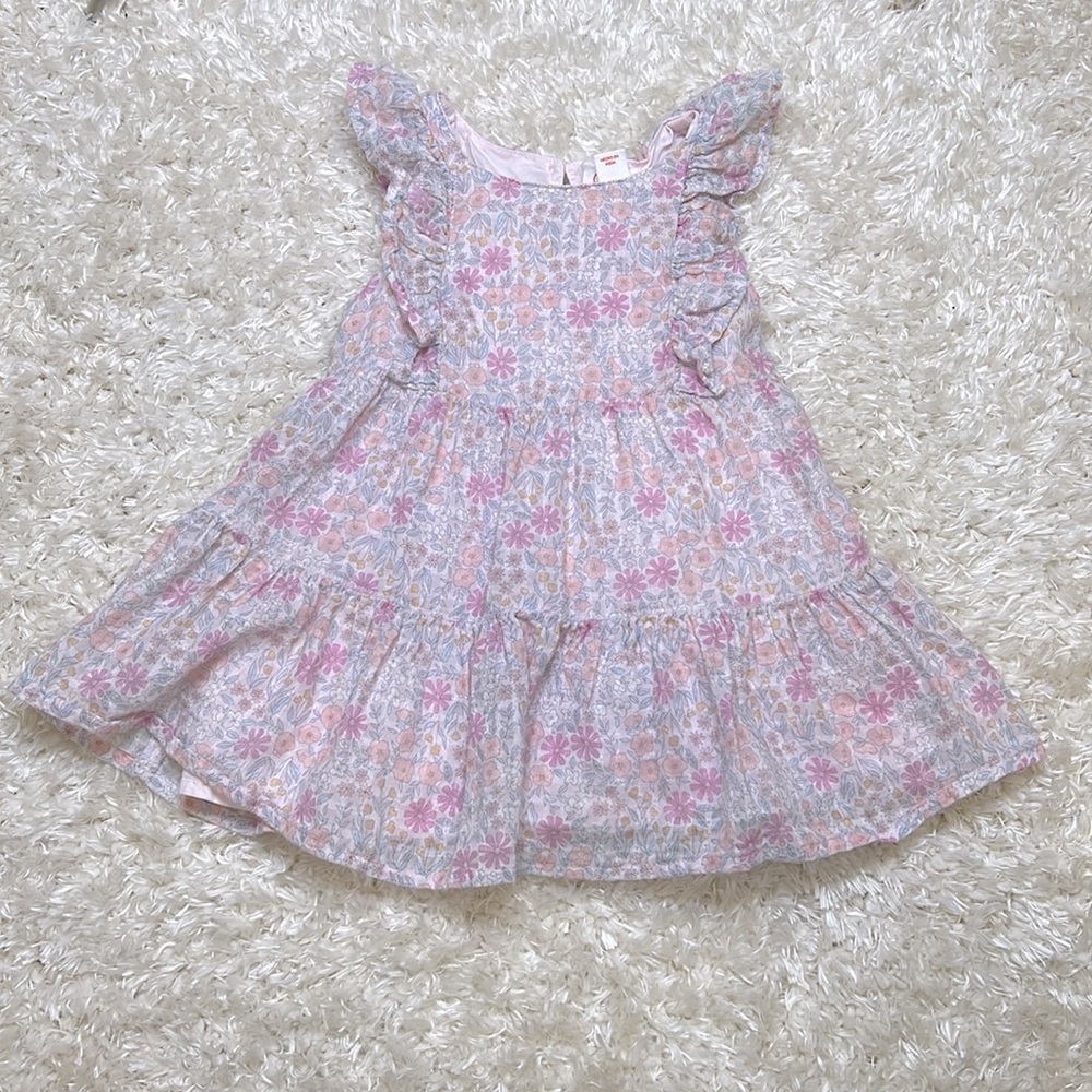 CAT&JACK || Short Sleeve Floral Dress